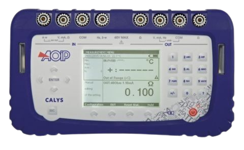 AOIP Field Multifunction Calibrator For Basic Use, Calys 50