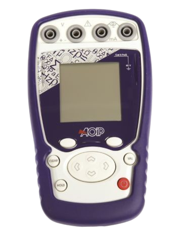 AOIP Handheld Temperature Calibrator For Thermocouples Or Resistive Probes With Memory, CP 6632